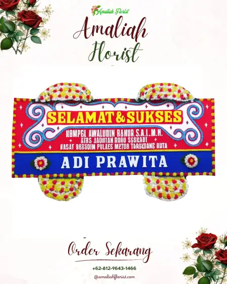 Papan Bunga Ucapan Selamat Hargosari